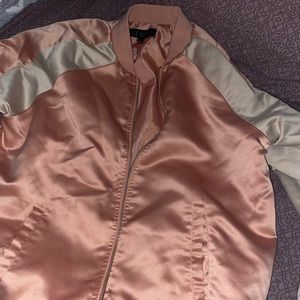Pink silky jacket